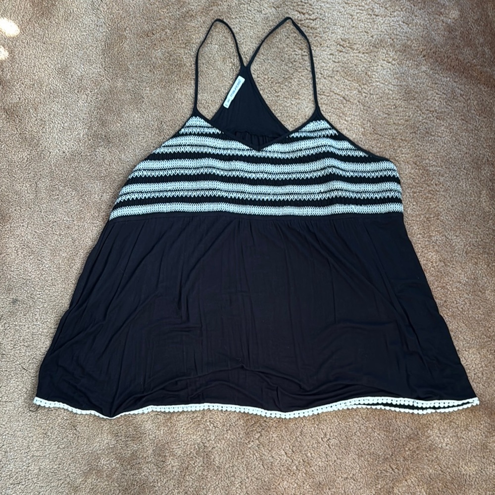 Maurices Black Spaghetti Strap Top
